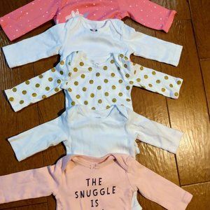 5 Long Sleeve Onesies